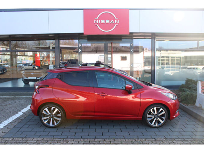 Nissan Micra 5t&uuml;rig 1.0 IG-T100 Tekna LED AVM Navi 