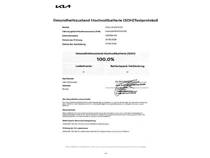 Kia Soul e-Soul 64 kWh Vision Tech 